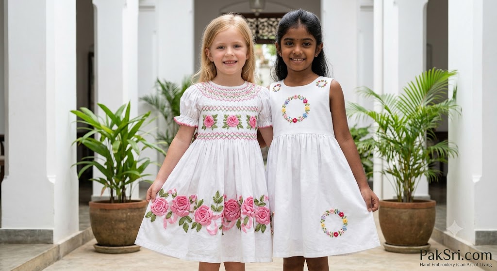 embroidered dresses