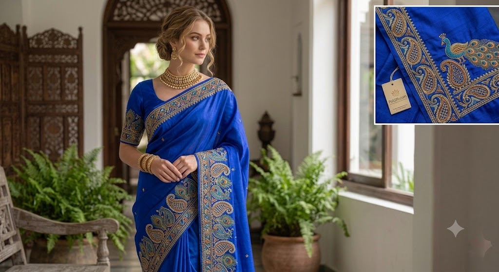 Hand Embroidered Saree Collection